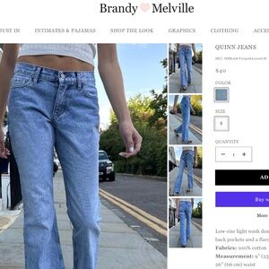 Brandy Melville Quinn Jeans
